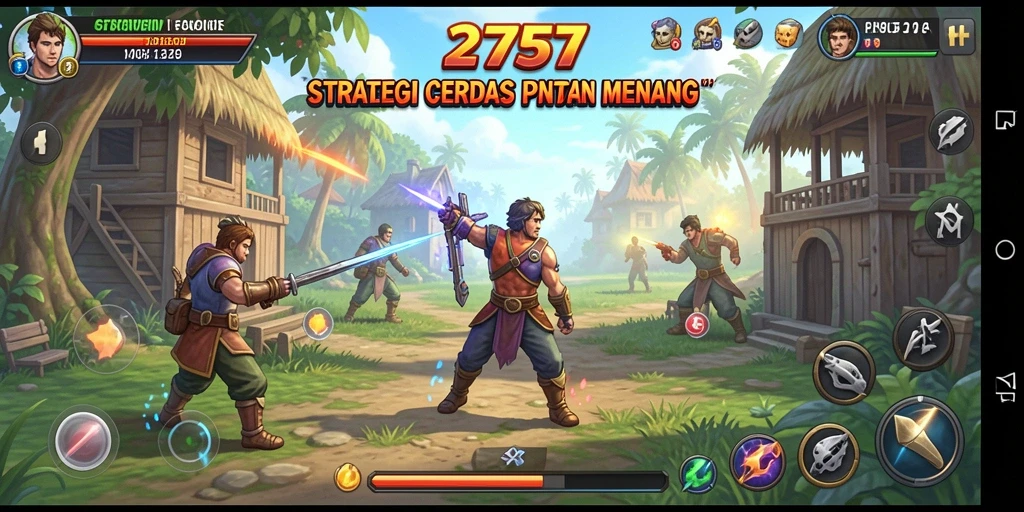 Tampilan gameplay menarik pada <strong>2757</strong> dengan berbagai strategi yang dapat diterapkan.