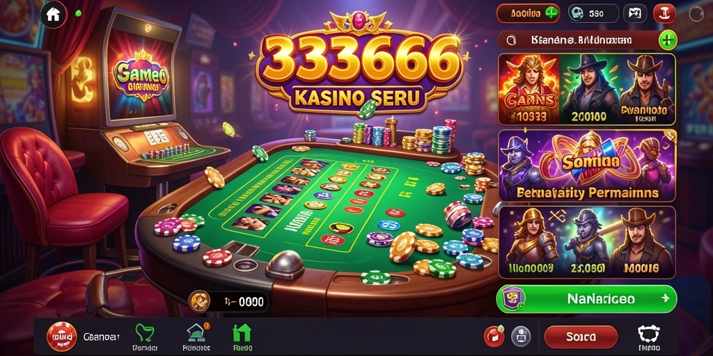 Tampilan gameplay menarik dan interaktif di 333666.
