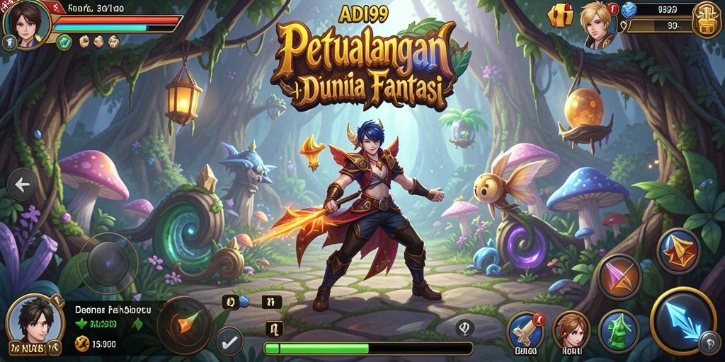 Tampilan screenshot ADI99 saat karakter beraksi dalam pertarungan epik.