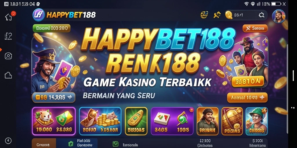 Tampilan gameplay seru dari HAPPYBET188 yang memikat pemain Kasino.