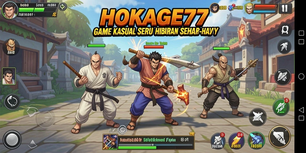 Tampilan gameplay HOKAGE77 yang menyenangkan dan menghibur.