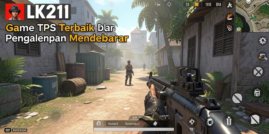 Ilustrasi gameplay mendebarkan di LK21 dengan aksi intens.