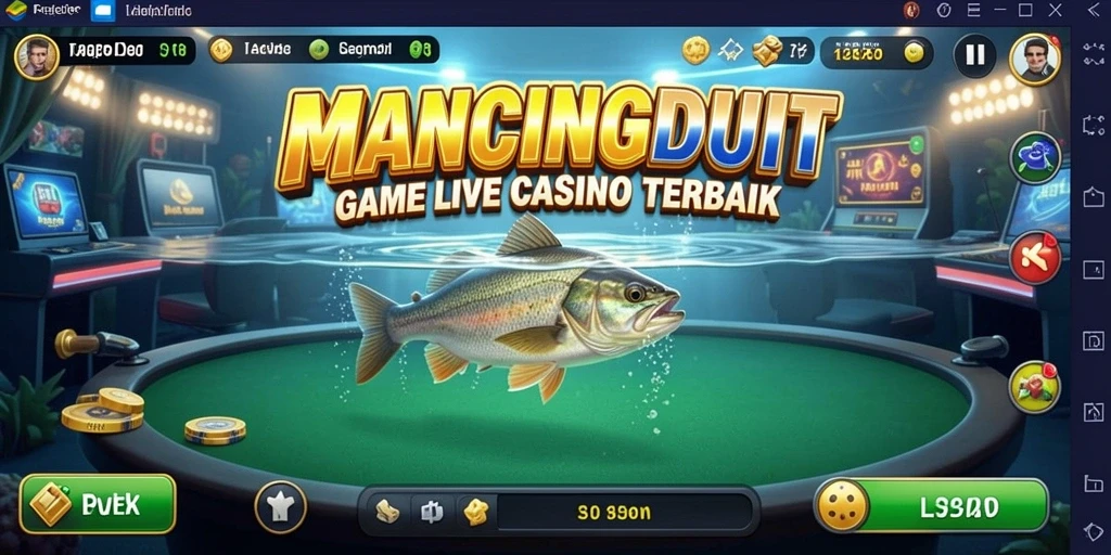 Tampilan gameplay MANCINGDUIT yang menampilkan dealer langsung.
