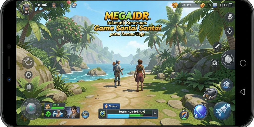 Tampilan gameplay seru dan menawan di MEGAIDR.