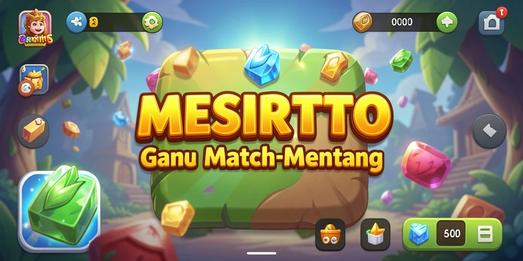 Tampilan gameplay seru dari MESIRTOTO yang penuh warna.