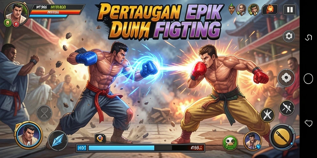 Gameplay seru di MT966 dengan pertarungan penuh aksi.