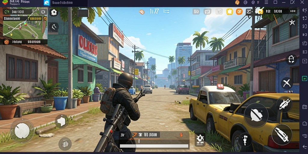 Tampilan gameplay menarik dari OLX128 dalam simulasi interaksi.