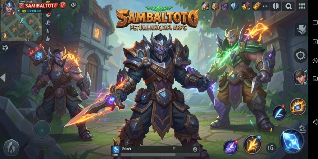 Screenshot SAMBALTOTO yang menampilkan aksi pertarungan seru di dunia ARPG.