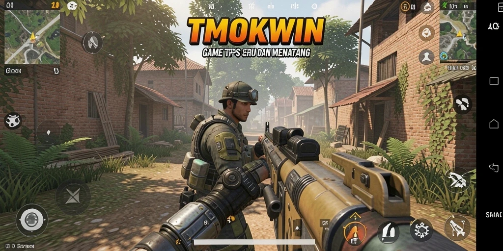 Tampilan gameplay TMOKWIN yang intens dan menarik.