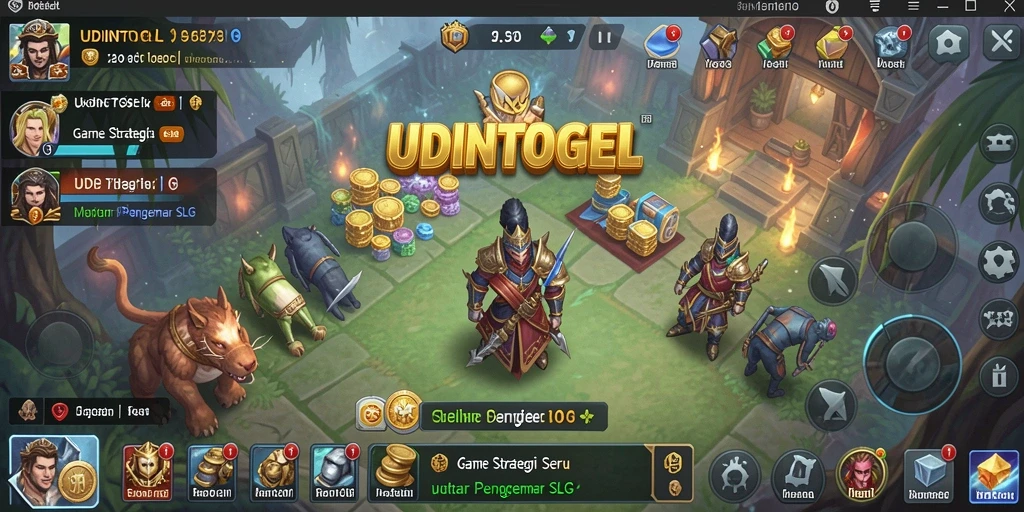 Tampilan gameplay seru dan strategis dalam UDINTOGEL.